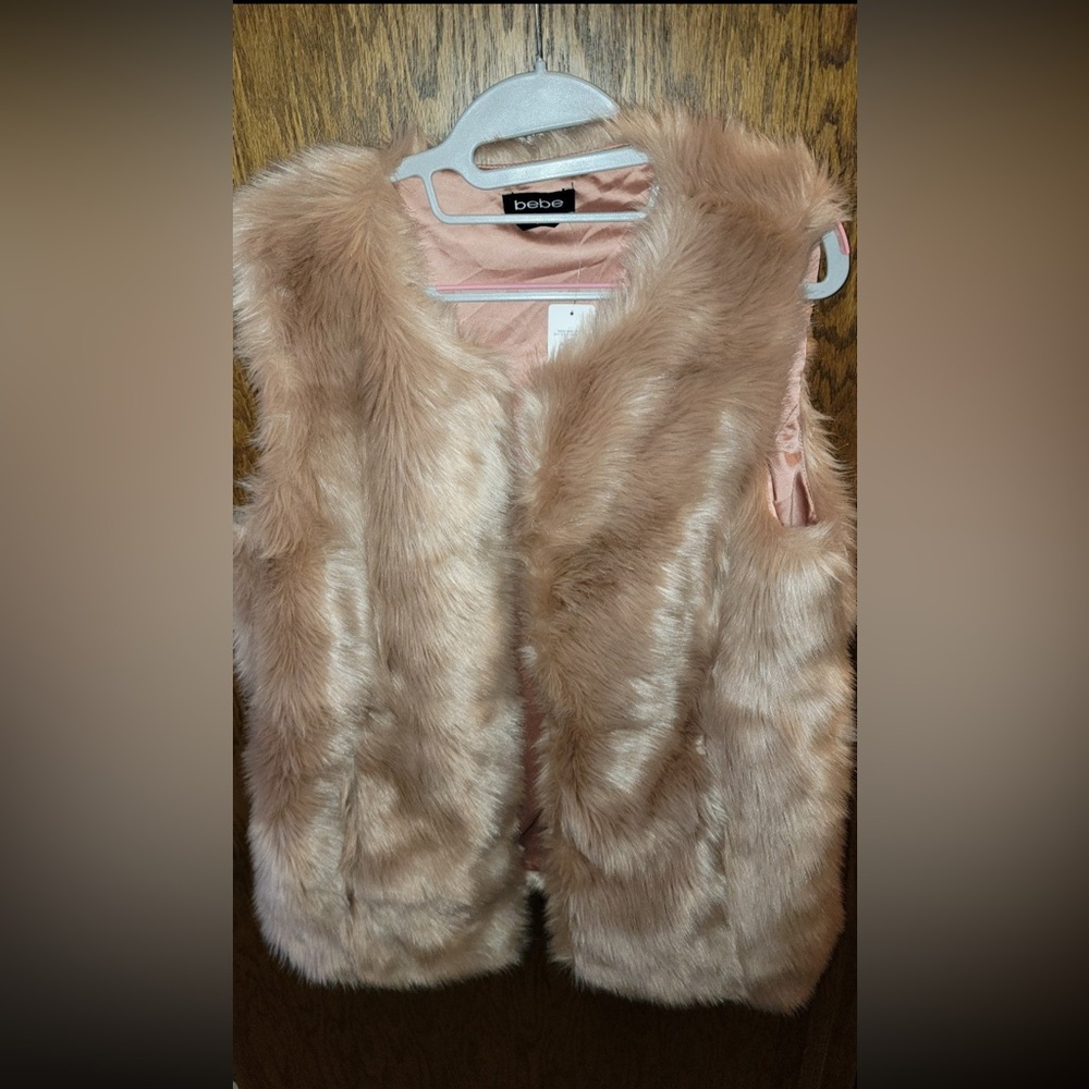 Bebe faux fur vest
